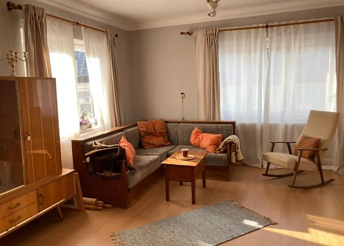Apartamento Baeckerei Mueller - Grosse Mit Mid Century Charme, Zentral, Sehr Gut Fuer Familien, Privat, Stadt&natur, Cafe Im Haus *
